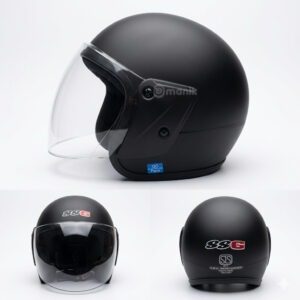 SSG Mat black helmet with SLS Certificate