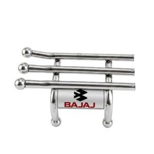 Bajaj Discover stainless steel silencer guard